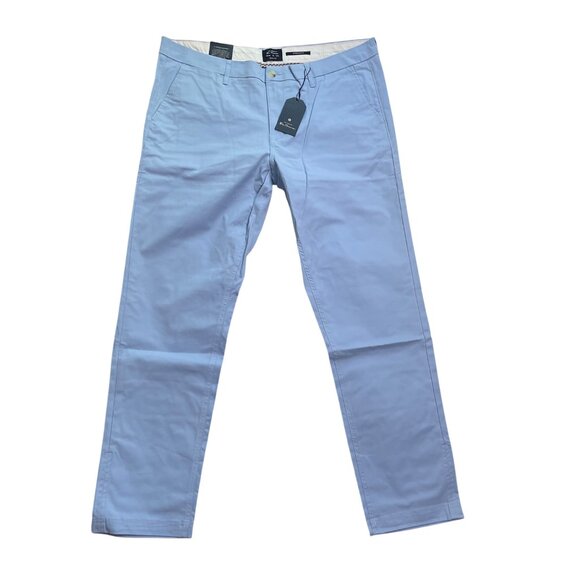 Ben Sherman Mens Slim Fit Light Blue Chino Casual Trouser Pants Size 38w 34l u - Picture 5 of 12